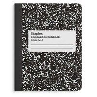 COMPOSITION NOTEBOOK 7.5" x 9.75", COLLEGE RULE